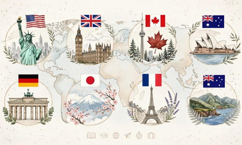 Top Countries to Study Abroad
