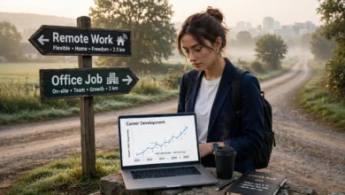 remote work vs office jobs