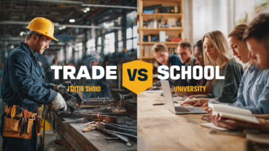 trade school vs university