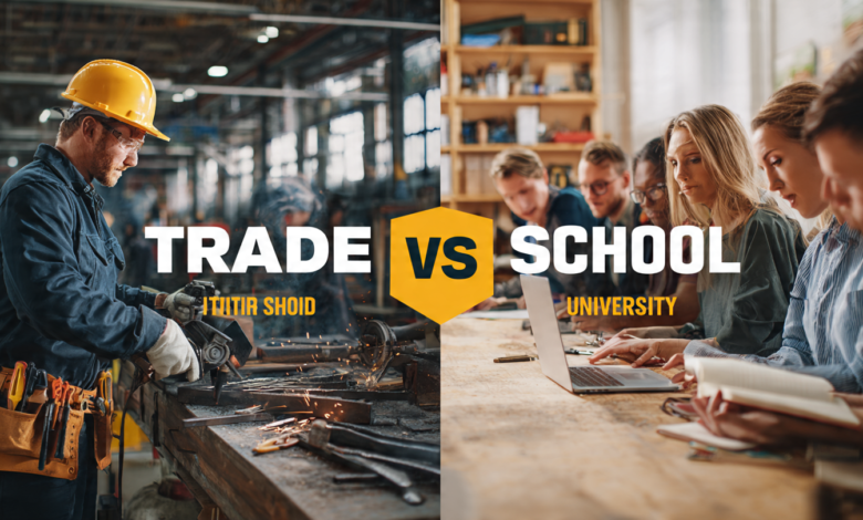 trade school vs university