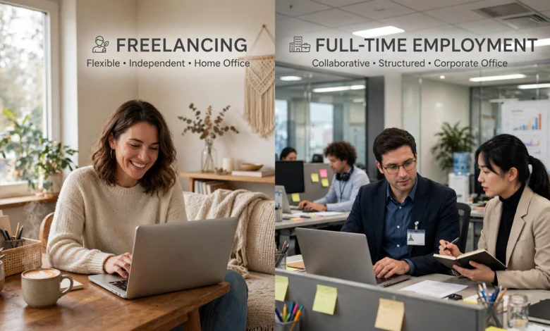 freelancing vs full-time employment